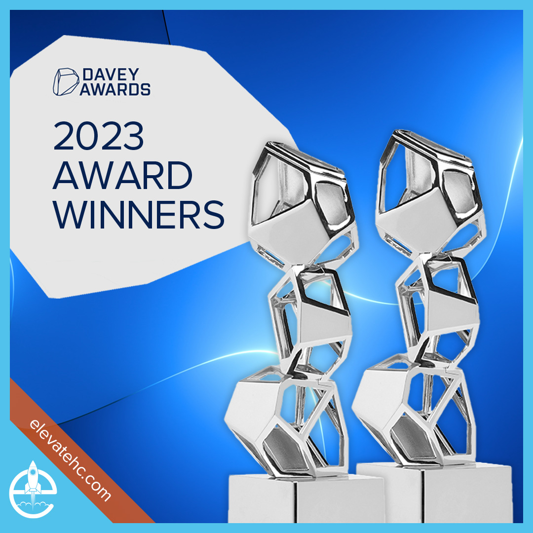 Elevate Healthcare Marketing wins the PM360 Davey Awards for Gleolan and iVIZIA